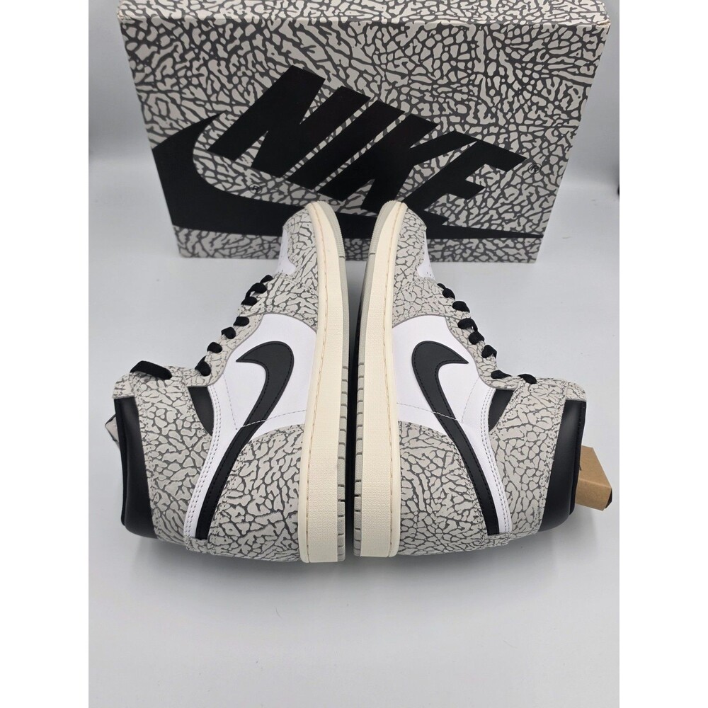 Jordan | Shoes | Nike Air Jordan Retro High Og White Cement Mens 1 ...